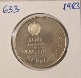 Hungary, Ungaria, 100 Forint Count Istv&aacute;n Sz&eacute;chenyi, 1983, KM#633, comemorativa, Europa
