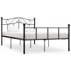 VidaXL Cadru de pat, negru, 120 x 200 cm, metal 284525