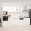 VidaXL Set dulapuri de bucătărie, 7 piese, alb, PAL