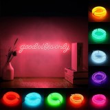 Fir electroluminescent El Wire neon, 2.8 mm, insertie metalica, permite modelare - Galben