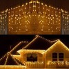 Instalatie luminoasa tip turturi, 300LED, 12 m, alb cald