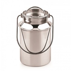 Bidon INOX Lapte, Miere, Ulei Gamela cu Capac, Maner 1.7l Grunberg IRL2 foto