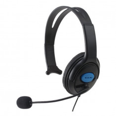 Casca single cu fir si microfon pentru Sony PS4 3,5 mm - Gaming Headset