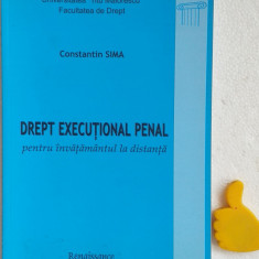 Drept executional penal Constantin Sima