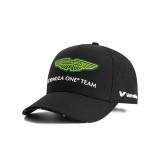 Aston Martin șapcă de baseball Stroll black F1 Team 2025 - uniw, Stichd