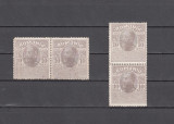M2 TW F - 1916 - Timbru fiscal 10 bani - Ferdinand - perechi de cate doua timbre