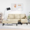 VidaXL Set de canapea 2 pcs Crem 173 x 131 x 67 cm țesătură 3329258