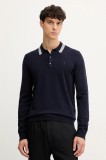 Trussardi pulover culoarea bleumarin, light, M0198000021N