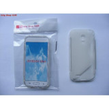 Husa silicon S-line Sam Galaxy S4 mini i9190 Transparent