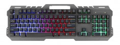 Tastatura Gaming 3 culori, tastatura Iluminata led, USB, Negru foto