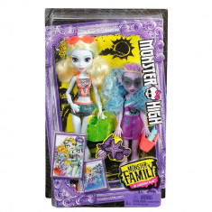 Set 2 Papusi Mattel Monster High Monster Family of Lagoona Blue foto