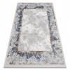 Covor acril VALS 1738 Cadru, caro gri / albastru , 80x100 cm