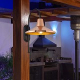 Wandleuchte Kirkcaldy 1-flammig Schwarz/Messingfarben/Kupferfarben [lux.pro] HausGarden Leisure