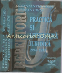 Repertoriu De Practica Si Literatura Juridica III - Constantin Crisu foto