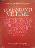 Comandanti militari: Dictionar - C. Cazanisteanu, V. Zodian, A. Pandea
