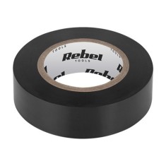 Banda izolatoare 0,13X19X10YARD neagra REBEL
