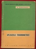 M. Ghermanescu, "Aplicatiile trigonometriei" - 1963