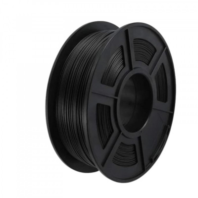 Rola filament, PLA, Negru, 1.75 mm, Sunlu foto