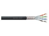 Cablu S/FTP Cat 7 litat 8 fire PVC negru 500m Reds Music