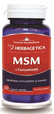 MSM +CURCUMIN95 30CPS VEGETALE foto