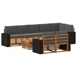 vidaXL Seturi de canapele Lemn Solid de Acacia 3384543