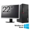 Pachet Refurbished Calculator LENOVO M710T Tower, Intel Core i3-6100 3.70GHz, 8GB DDR4, 256GB SSD, DVD-ROM + Monitor 22 Inch + Windows 10 Home NewTech