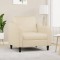 Gossi fotoliu canapea, crem, 60 cm, material textil