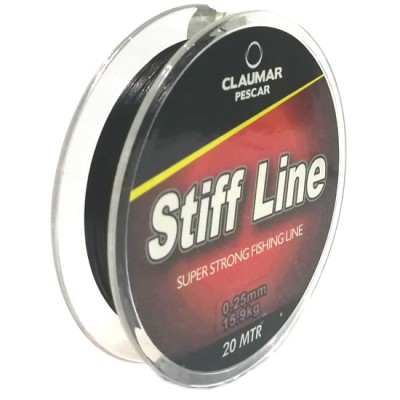 Fir Textil Teflonat Claumar Pescar Stiff Line 20M 0.14MM 8.0KG foto