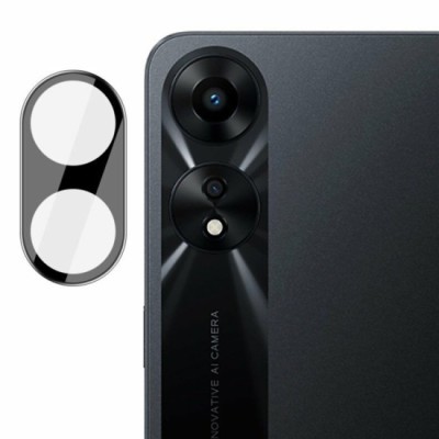 Folie Camera pentru Oppo A58 5G / A78 5G - Techsuit Full Camera Glass - Black foto