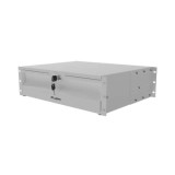 Drawer Lanberg 19 , RAL color RAL7035, maximum load 90 kg, Range of adjustment 360 - 610 mm, gri