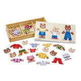 Melissa and Doug - Set de joaca - Imbraca familia de ursuleti, Melissa &amp; Doug