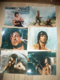 Set 6 Fotografii Film Rambo I -1982 cu Sylvester Stallone , dim.=30x24 cm