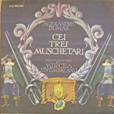 Disc vinil, LP. CEI TREI MUSCHETARI. SET 2 DISCURI VINIL-ALEXANDRE DUMAS