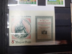 Ungaria.1990 - 400 de ani de la Biblia Karoli , MNH Nedantelat - Mi 4086 B Zf.