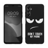 Husa Kwmobile pentru Samsung Galaxy A05s, Negru/Alb, Silicon, KWM000021PY001C, Carcasa