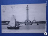 carte postala de colectie, circulata .Ambarcatiune .