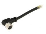 Conector M8 3 PIN 90&deg; cu cablu IP67