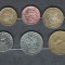 GRECIA - LOT 6 MONEDE 1, 2, 5, 10, 50 DRAHME, ANI DIFERITI (2)