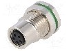 Conector M8, 5 pini, clasa etanseitate IP67, BULGIN - PXMBNI08RPF05BPC