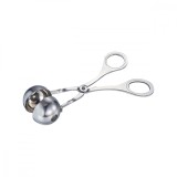 Cumpara ieftin Cleste din inox, pentru formare chiftele, bilute inghetata si aperitive, dimensiune 3.5cm x 16cm