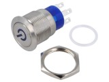 Comutator anti-vandalism E-SWITCH ULV4F2GSS545 2 poziții DPDT 3A IP67 ON-ON