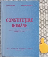 Constitutiile romane Gheorghe Iancu, Ioan Muraru
