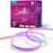 Banda LED Govee Neon Rope 2 H61D4-W RGBIC, Inteligenta, 4m, Sincronizare Muzica, Matter, Wifi, Alexa, Google Asistant - alb