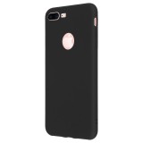 Husa iPhone 7 Plus, GloMax, Negru Mat, Silicon TPU, Protectie Soc, Praf, Zgarieturi, Carcasa Perfect Fit