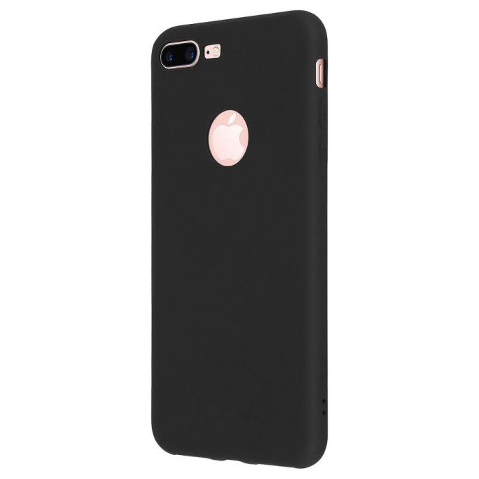 Husa pentru Apple iPhone 8 Plus, GloMax Perfect Fit negru mat