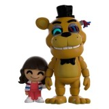 Five Nights at Freddy's Figurine vinil Abby &amp; Golden Freddy 11 cm