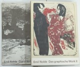 EMIL NOLDE , DAS GRAPHISCHE WERK ( EMIL NOLDE , LUCRARILE DE GRAFICA ) , VOLUMELE I - II , von GUSTAV SCHIEFLER , TEXT IN LIMBA GERMANA , 1995