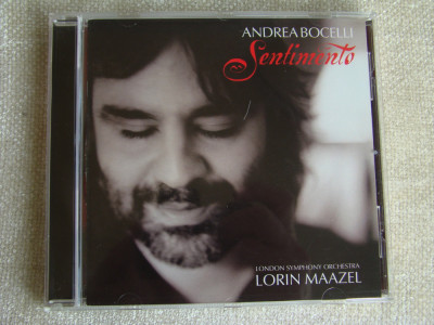 ANDREA BOCELLI - Sentimento - C D Original ca NOU (Prima Presa) foto