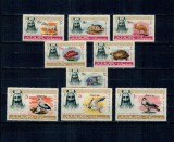 Ajman 1965 - Fauna, animale, Service, serie neuzata