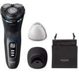 Aparat de ras PHILIPS Seria3000 S3344/13, Wet&amp;amp;Dry, autonomie 60 min, 3 elemente de taiere, negru